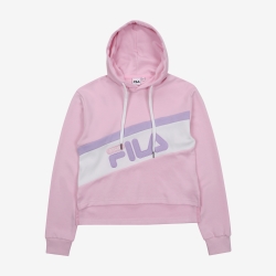 Fila Linear Blocks Linear - Naisten Hoodie - Pinkki | FI-25946